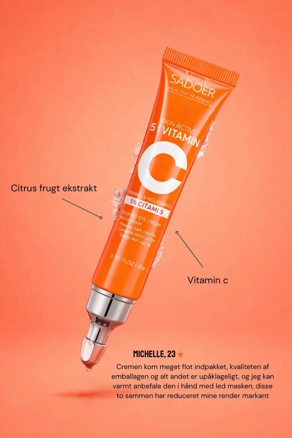 Citrus + Vitamin C øjencreme